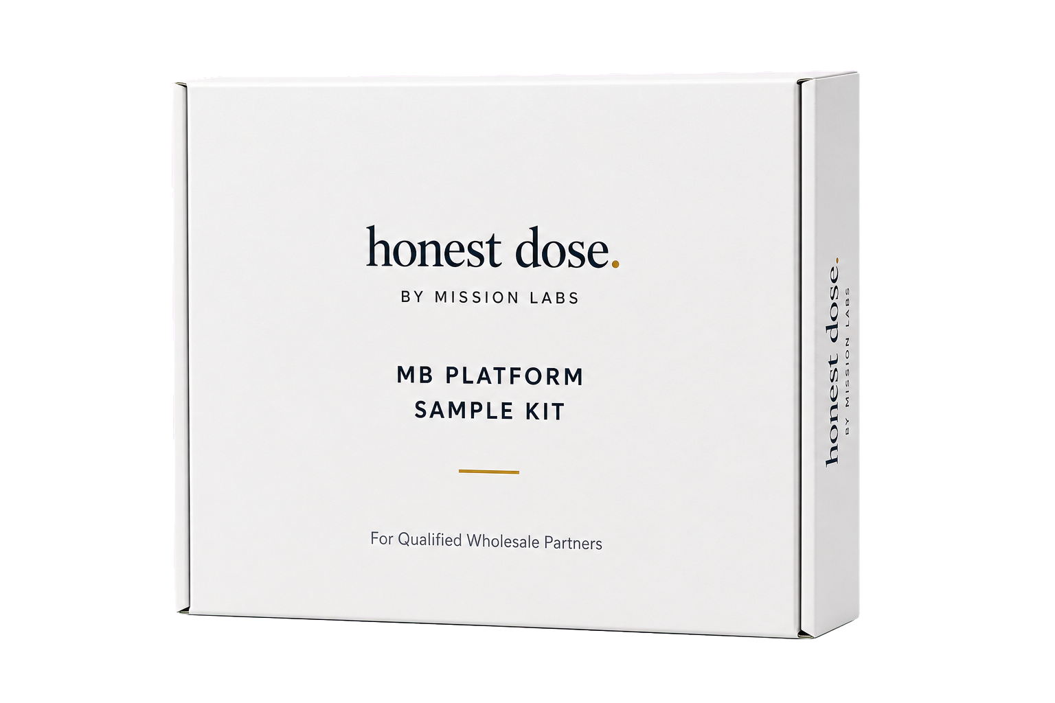 Honest Dose MB platform sample kit box